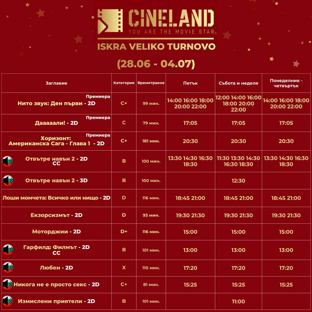 CineLand   :      28  - 04  2024